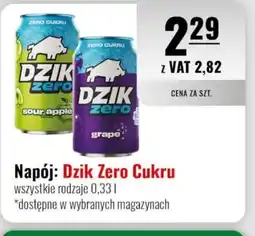 Eurocash Napój Dzik Zero Cukru oferta