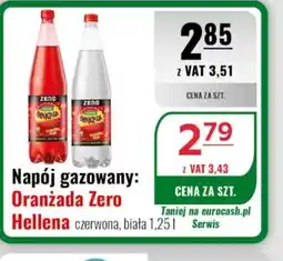 Eurocash Napój gazowany Oranżada Zero Hellena oferta