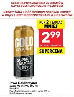 Lewiatan Piwo Goldbrayner Super Mocne 9% 500 ml oferta