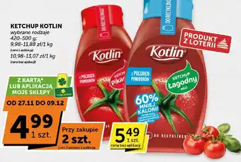 Ketchup KOTLIN wybrane rodzaje 420-500g