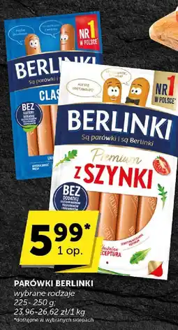 Groszek Parówki Berlinki oferta