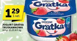 Groszek Jogurt Gratka truskawkowa Danone oferta