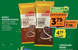 Groszek Wafle ryżowe w czekoladzie mlecznej Sonko Milk oferta