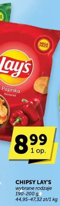 Chipsy Lay's w różnych smakach