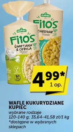 Groszek Wafle kukurydziane Kupiec Śmietanka & Cebula oferta