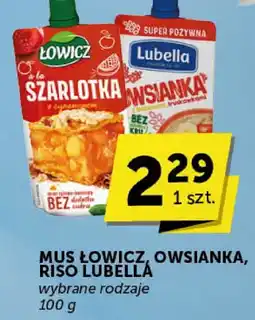 ABC Mus Łowicz Szarlotka, Owsianka Lubella, Riso Lubella Łowicz, Lubella oferta