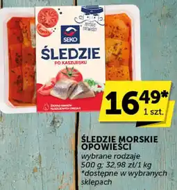 Groszek Śledzie morskie opowieści Seko oferta