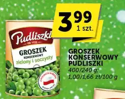 Euro Sklep Groszek konserwowy Pudliszki zielony i soczysty oferta