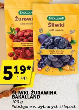 Groszek Śliwki, żurawina Bakalland oferta
