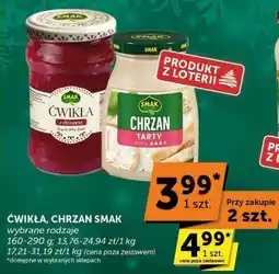 Groszek Ćwikła, chrzan SMAK oferta