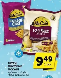 Groszek Frytki mrożone McCain 1-2-3 Fries Crinkle oferta