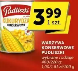 Groszek Warzywa konserwowe Pudliszki kukurydza oferta