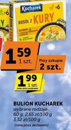 Euro Sklep Bulion Kucharek warzywny, rosół z kury oferta