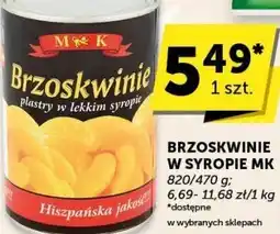 ABC Brzoskwinie w syropie MK oferta