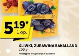 ABC Śliwki, Żurawina Bakalland oferta