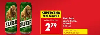 Piwo Żubr Jasne Pełne