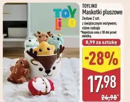 ALDI Maskotki 11.5 cm Toylino oferta