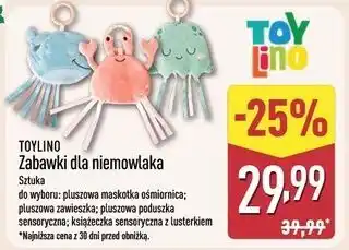 ALDI Książeczka sensoryczna z lusterkiem Toylino oferta
