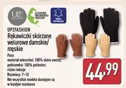 ALDI Rękawiczki skórzane męskie Up2Fashion oferta