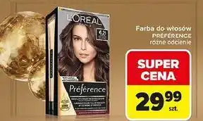 Farba do włosów jasny brąz 6.21 L'oreal Preference