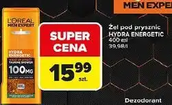 Carrefour Żel pod prycznic L'oreal Men Expert Hydra Energetic oferta