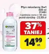 Carrefour Płyn micelarny do skóry wrażliwej Garnier Skin Naturals oferta