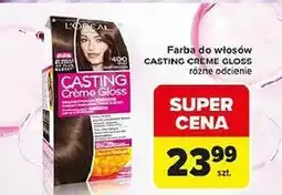 Carrefour Farba do włosów 400 brąz L'oreal Casting Creme Gloss oferta
