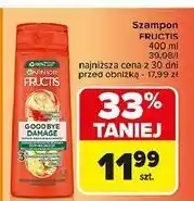 Carrefour Szampon wzmacniający z ekstraktem olejku owoców amli Garnier Fructis Goodbye Damage oferta