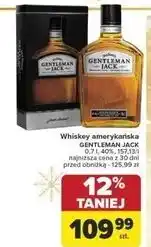 Carrefour Whiskey kartonik Jack Daniel's Gentleman oferta