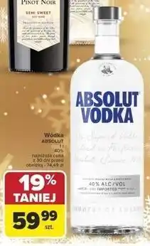 Carrefour Wódka Absolut Vodka oferta