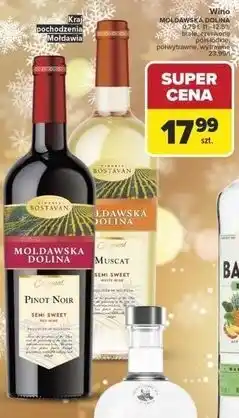 Carrefour Wino Mołdawska Dolina Muscat oferta