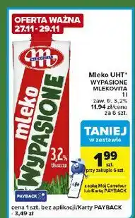 Carrefour Express Mleko 3.2% Mlekovita Wypasione oferta