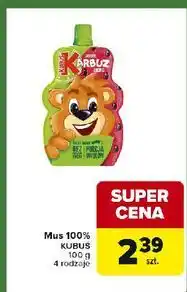 Carrefour Express Mus jabłko-arbuz-aronia Kubuś oferta