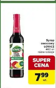 Carrefour Express Syrop malinowy z cytryną Łowicz oferta