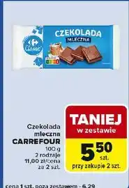 Carrefour Express Czekolada mleczna Carrefour oferta