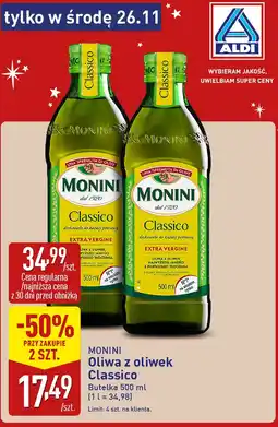 ALDI Oliwa z oliwek MONINI Classico oferta