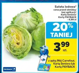 Carrefour Market Sałata lodowa Carrefour Market oferta