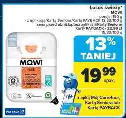 Carrefour Market Łosoś świeży Mowi oferta