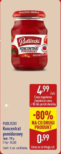 ALDI PUDLISZKI Koncentrat pomidorowy oferta