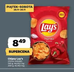 Netto Chipsy Lay's różne rodzaje oferta