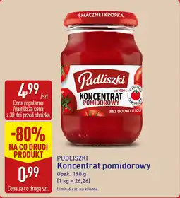ALDI PUDLISZKI Koncentrat pomidorowy oferta