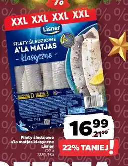 Netto Filety śledziowe a'la matjas klasyczne Lisner oferta