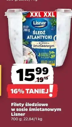 Netto Filety śledziowe w sosie śmietanowym Lisner oferta