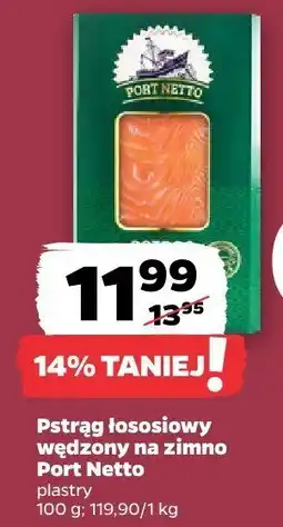 Netto Pstrąg łososiowy wędzony na zimno Port Netto plastry oferta