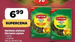 Netto Herbata zielona liściasta Lipton oferta