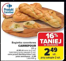 Carrefour Bagietka czosnkowa Carrefour oferta
