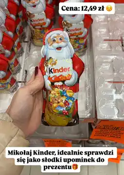 Biedronka Mikołaj czekoladowy Kinder oferta