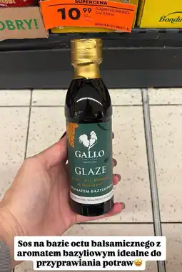 Biedronka Glazura balsam z aromatem bazyliowym Gallo oferta