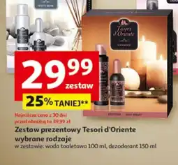 Auchan Zestaw prezentowy Tesori d'Oriente oferta