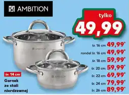 Kaufland Garnek ze stali nierdzewnej oferta